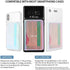 CheapSunday ID Card Holder for Back of Phone Leather Phone Wallet Stick On with Stand Flip Waterproof Leather Adhesive Wallet for Most Cellphones ...