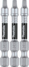Makita E-00810 Impact XPS™ #3 Square 2" Power Bit, 3/pk...