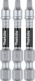 Makita E-00810 Impact XPS™ #3 Square 2" Power Bit, 3/pk...