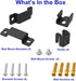 JINGer Universal Speaker Wall Mount for Sony, Vizio, Samsung, Roku, and More Sound Speakers, Speaker Brackets for Rear Satellite Speakers or Sound...