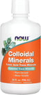 NOW Supplements, Colloidal Minerals Liquid, Plant Derived, Essential Trace Minerals, 32-Ounce...