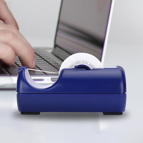 Eagle Basics Office Desk Tape Dispenser for Office Home School (Blue)...