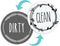 Dishwasher Magnet Clean Dirty Sign, Farmhouse Rustic Clean Dirty Magnet for Dishwasher, Dirty Clean Dishwasher Magnets, Dishwasher Clean Dirty Sign, Double-Sided Strong/Non Scratch