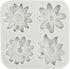 Daisy Chrysanthemum Flower Silicone Mold Flower Fondant Cake Chocolate Mold For Sugar Cake Decorating Cupcake Topper Candy Gum Paste Polymer Clay...