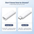 Jiunai 2 Pack USB-C to Pencil (1st Generation) Adapters for Apple Pencil 1st Gen, Female & Male USB C to Female Lightning Connector Charger compat...
