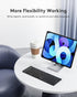 Samsers Foldable Bluetooth Keyboard - Portable Wireless Keyboard with Stand Holder, Rechargeable Full Size Ultra Slim Keyboard Compatible IOS Andr...