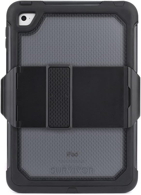 Griffin, iPad Mini 4 Rugged Case, Survivor Extreme with Stand, 10ft Drop Protection, Black/Clear...