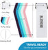 Bent Silicone Straws Reusable (Set of 10) and Cleaning Brush - Flexible, Long, Color Bendy Reusable Straws for 20oz-32oz Tumblers & 30oz Smoothie ...