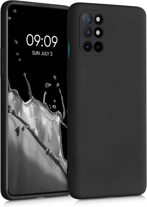kwmobile Case Compatible with OnePlus 8T Case - Slim Protective TPU Silicone Phone Cover - Black...