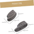 2pcs Knife Accessories Guards Replacement Finger Custom Knives for Supplies Hunting Hand Pommel Pommels and Silver Guard Handle Bolsters Steel Cas...