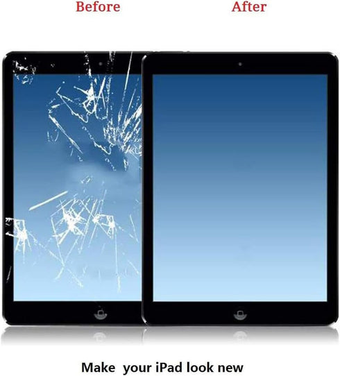 White Touch Screen Digitizer Repair Kit for iPad 9.7" 2018 iPad 6 6th Gen A1893 A1954 Front Glass Replacement (Without Home Button,not Include LCD...