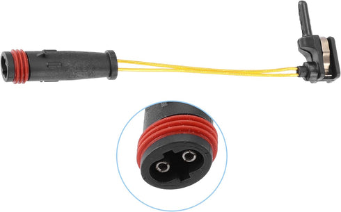 ACROPIX Car Brake Pad Sensor Front Rear Disc Brake Pad Wear Indicator Sensor Fit for Mercedes-Benz C230 - Pack of 4 Black...