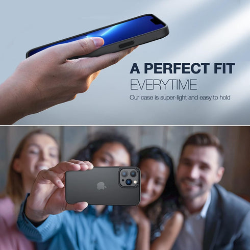 ORIbox for iPhone 12 Pro Max Case, Slim Phone Case for iPhone 12 Pro Max 6.7",Slim Thin Shockproof Anti-Fall Translucent Matte,Not Yellowing...