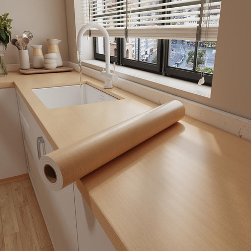 DUUEIHHUER Wood Wallpaper Peel and Stick Wallpaper Waterproof Removable Contact Paper Suitable for Cabinets Countertops Shelves Drawers Wall Doors...
