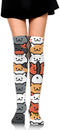 Knee High Socks Cat Women's Work Athletic Over Thigh High Long Stockings...