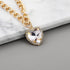 Cat Necklace Collar with Heart Rhinestone Pendant, Lightweight Adjustable Shine Diamond Cute Girl Wedding Birthday Party Pet Necklace Costume Acce...