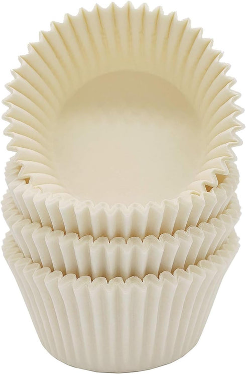 Premium White Standard Greaseproof Cupcake Liners Muffin Baking Cups for Wedding, 100-Count...