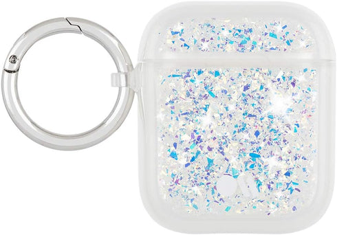 Case-Mate Protective AirPod Case Cover, Soft Silicone Cover with Keychain Ring for Men and Women, Compatible with AirPods Series 1 & 2, Front LED ...