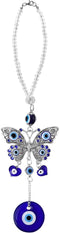 Cobee Evil Eye Car Hanging Ornament- Evil Blue Eye Charms for Car Rear View Mirror, Evil Eye Beaded Decor Car Charms Pendant, Car Amulet Ornament ...