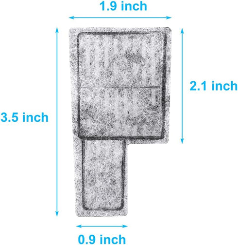 Aquarium Filter Cartridge Replacement Fish Tank Filter Cartridge for DTXP-03B...