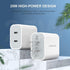 USB C Charger, Amoner 2Pack Type C Fast Charger, Dual Port 25W PD Fast USB C iPhone Wall Charger Compatible with iPhone 16/16 Pro/15/14/13/12/11/S...