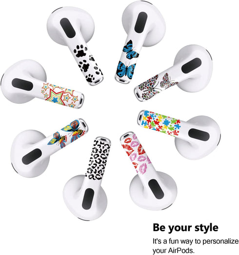 for AirPod 3rd Generation Case Cover Skin, Trendy Wraps for AirPods 3, Personalize Your Earphone with Vinyl Stickers, Including Cleaning Kit and P...