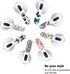 for AirPod 3rd Generation Case Cover Skin, Trendy Wraps for AirPods 3, Personalize Your Earphone with Vinyl Stickers, Including Cleaning Kit and P...
