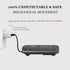 Mouse Jiggler for Laptops, PC Undetectable Mouse Mover Pad Moves Randomly with RGB ON/Off Interval Timer,USB-C Automatic Simulator Shaker, Keeps C...