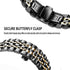 Band Compatible with Samsung Gear S3 / Galaxy Watch 46mm / Galaxy Watch 3 45mm, 22mm 7-Rows Stainless Steel Metal Replacement Strap for Huawei Wat...