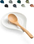 LAUCHUH Spoon Rest for Kitchen Countertop Porcelain Spoon Holder for Stove Top Large Holder for Spatula, Spoons or Tongs, Farmhouse Decor, Mother'...