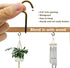 20 Pcs Stainless 2.36 Inches Screw Hooks for Outdoor String Lights, Ceiling hooks for hanging plants, Christmas Lights & Patio Lights Hooks, Bronz...