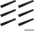LC LICTOP 350mm/13.78" Black Mount Finger Edge Pull Concealed Handle for Home Kitchen Door Drawer Cabinet (Hole Distance: 256mm/10) 6pcs...