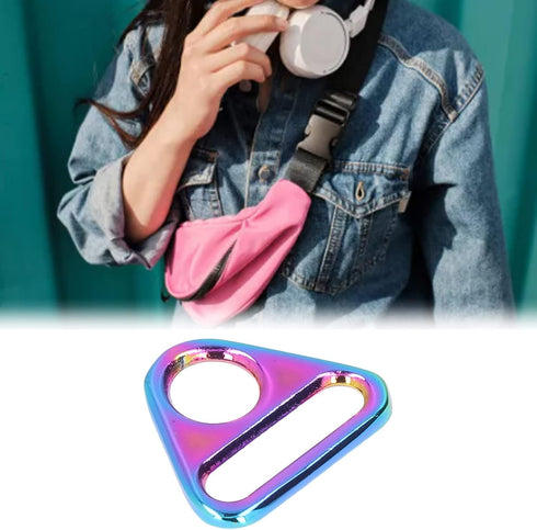 1 Inch Metal Adjustable Buckle Colorful Lightweight Portable Alloy Material Purse Hardware Hand DIY Accessories for Making Handbag Backpack Luggag...