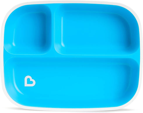 Munchkin® Splash™ Toddler Divided Plate, Blue...