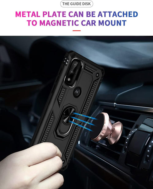 Androgate for Moto G Pure Case, Motorola Moto G Power 2022/ Moto G Play 2023 Case with HD Screen Protector, Military-Grade Ring Holder Car Mount 1...