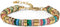 Colorful Gold Bracelets for Women, Stack Bangle Beaded Stone Jewelry Accessories Set for Woman, Trendy Fashion Jewelry Gifts...