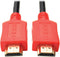 Tripp Lite High-Speed HDMI Cable with Digital Video and Audio, Ultra HD 4K x 2K (M/M), Red, 10 ft. (P568-010-RD)...