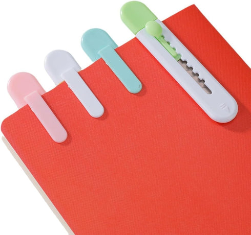 8 pcs Mini Cute Box Cutter Retractable Utility Knife Cardboard Box Package Opener Cutter,Small Box Opening Paper Cutting DIY Crafts,Aesthetic Box ...
