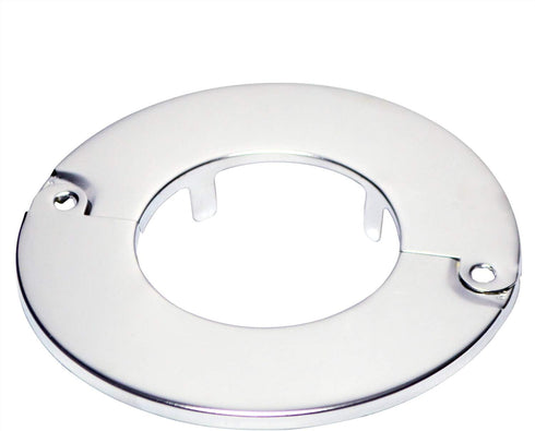 Floor and Ceiling Plate Split Flange, Fits 1-1/2 Inch IPS Galvanized Pipe or 2 Inch Copper Pipe, Chrome Finish (Pack of 6)...
