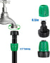 US Standard Faucet Adapter 2pc, 3/4 "Faucet to 1/2" Drip Irrigation Fitting,2pc 6-way Connector 4pc 4-way Connector 4pc 3-way Connector 4pc 1/2 En...