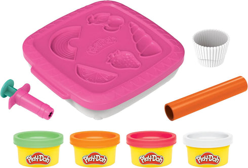 Play-Doh Create ‘n Go Cupcakes Playset, Set with Storage Container, Arts and Crafts Activities, Kids Toys for 3 Year Olds and Up...