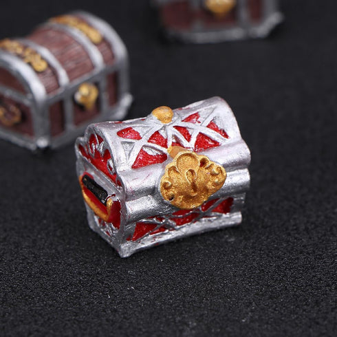 5pcs Pirate Chest Delicate Aquarium Decor Treasure Chest Decor Fish Tank Accessory Microlandscape Treasure Case Aquarium Supply Resin Craft Resin ...