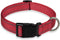 Reflective Dog Collar with Buckle Adjustable Safety Nylon Collars for Small Medium Large Dogs, Red XL...