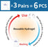 Durable Compatible with Omron Tens Unit Replacement Pads 3Pairs?6PCS? Electrotherapy Pads for Pain Relief Reusable Pads Brand: HEDIGON...