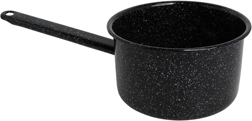 Mirro 1 Quart Enamel Sauce Pan with Speckled Finish...