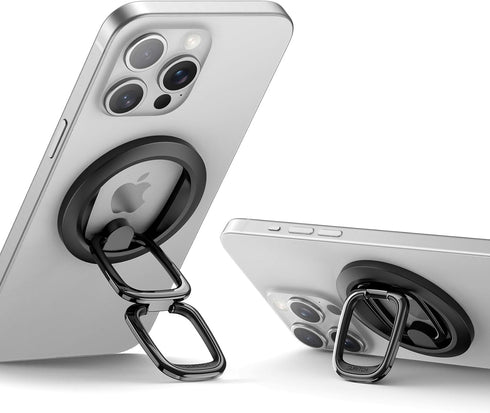 SURITCH for MagSafe Phone Grip, Magnetic Phone Ring Holder for MagSafe, Magnetic Phone Grip Stand Finger Loop Ring Kickstand for iPhone 15 Pro Max...