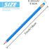 Zhanmai 36 Pieces Checking Pencils Erasable Pencils Pre Sharpened #2 HB with Erasable Tops for Checking Map Coloring Tests Grading (Blue)...