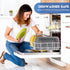 Collapsible Colander Kitchen Extendable Strainer Fruits Vegetables Noodle Pasta Food Drain Basket Space-Saver Portable Drainer Over Sink (1, 3#Gre...