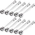 10 PCS Scoop with Clip,2-in-1 Stainless Steel Coffee Scoop and Bag Clip for Measuring Coffee, Tea?Protein Powder, Instant Drinks...
