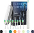 7AM2M Sonic Electric Toothbrush for Adults and Kids, with 6 Brush Heads, 5 Modes with 2 Minutes Build in Smart Timer, Roman Column Handle Design (...